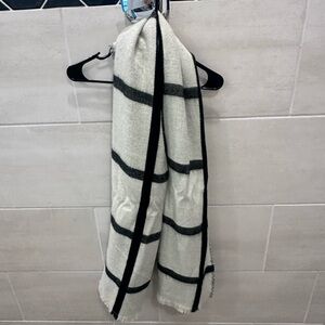 Target Black and White Striped Scarf